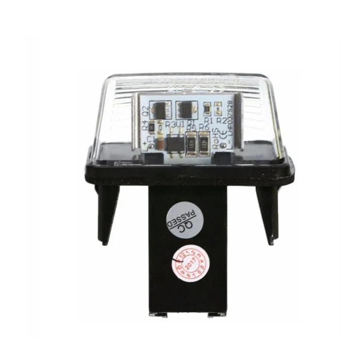 2PCS For Peugeot 206 207 307 308 407 5008 Partner Citroen C3 C4 C5 Xsara Picasso LED Number License Plate Lamp Light