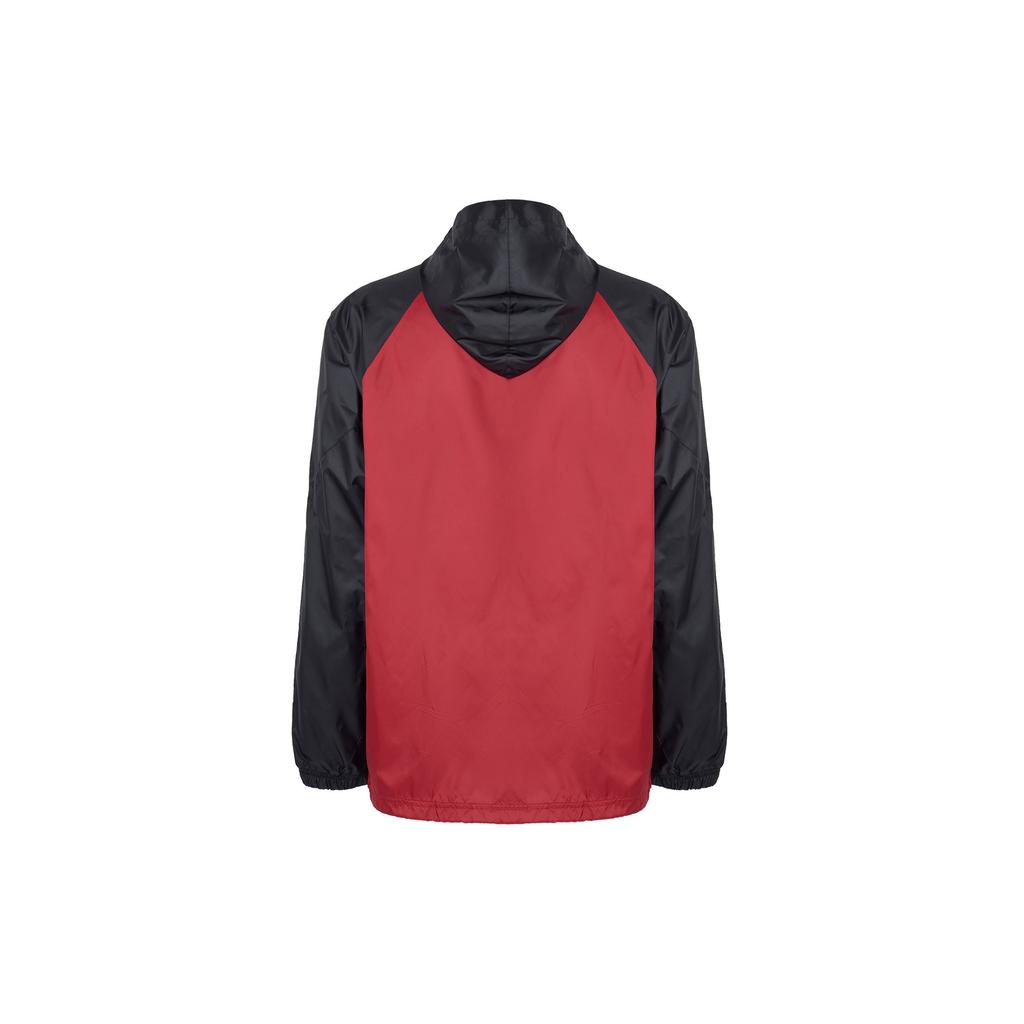 Adidas Originals Trefoil Colorblock Hoodie Jacket Men Outerwear Victory-Red H13910