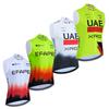Colete Ciclismo Fluorescente Verde EFAPEL 2026 UAE Unissex Sem Mangas Ropa Ciclismo Maillot Jersey