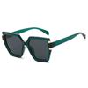 Bao Ge Glasses, Large Frame Polarized Sunglasses, Fashionable Retro Ins Street Shot Rivet Wind Tr90