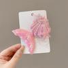 Girl Hair Clip Shine Sequins Mermaid Tail Hairpin with Cute Seashell Hair Accessories Girl Hairpin Mermaid Theme Metal Styling Clip Jewelry