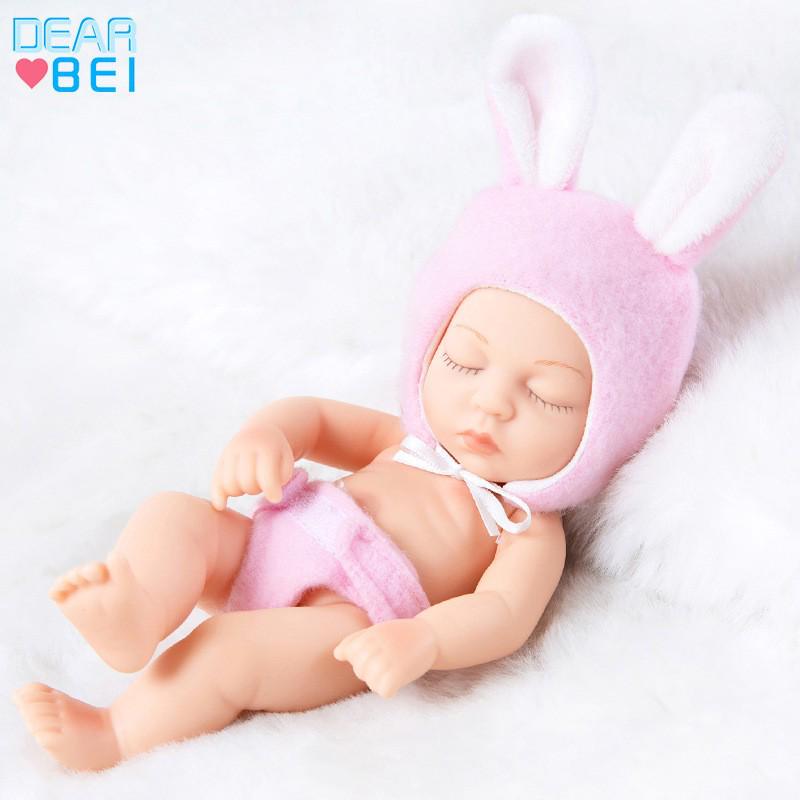 7-Inch Soft Vinyl Reborn Baby Doll Mini Figurine