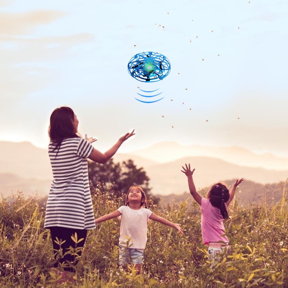 Mini Drone Kids Drone Toy Hand Helicopter RC Quadcopter Infrared Induction Remote Control Flying