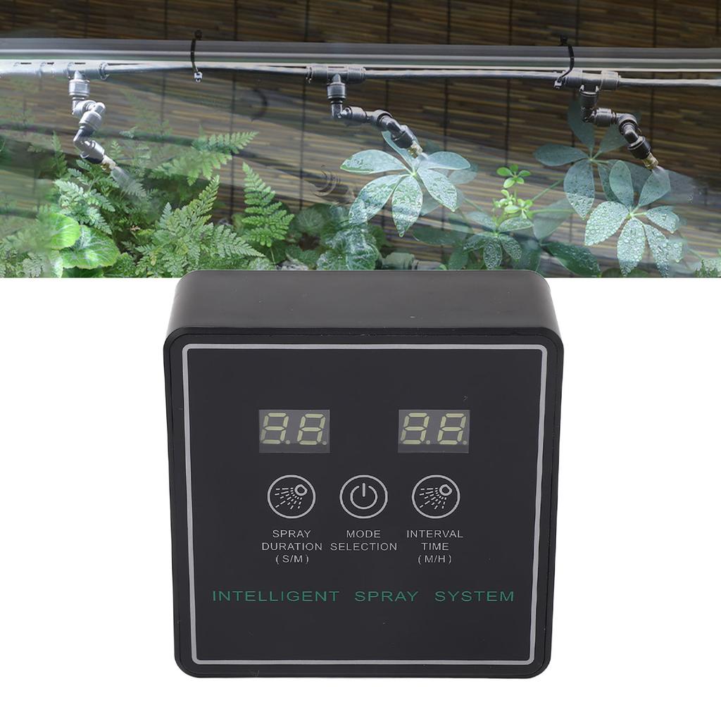 Reptile Fogger Smart Spray System Automatic Timing Humidifier 360 Degree Adjustable Misting Nozzles Mister for Terrarium