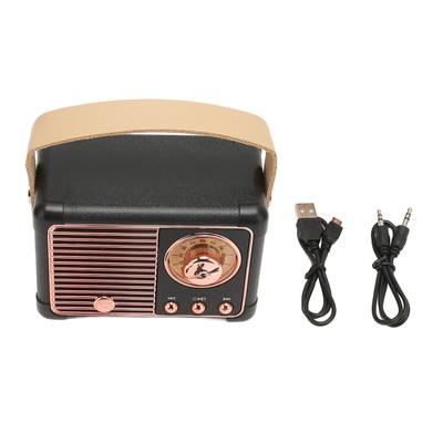 Altoparlante Bluetooth Retro HiFi Stereo Trasmissione Veloce Basso Consumo Energetico Portatile Vintage