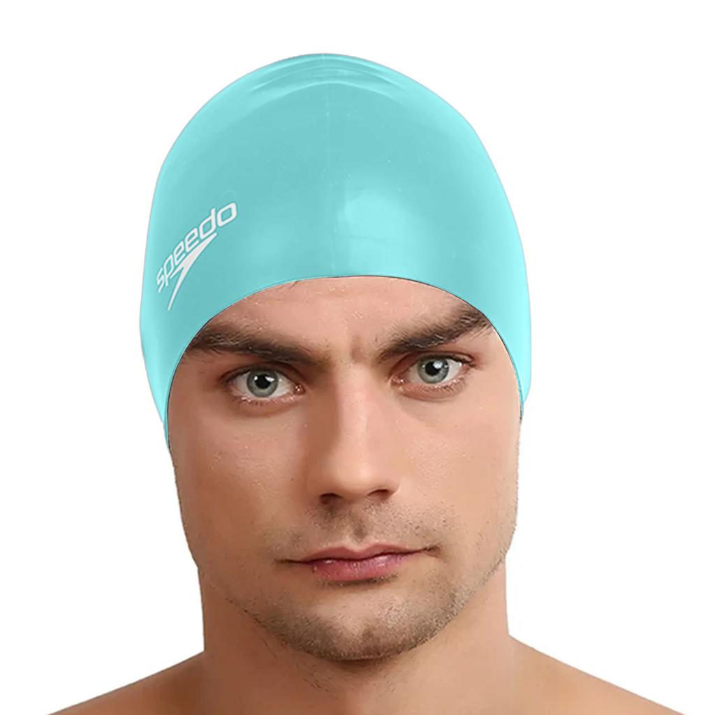 Speedo Unisex-Erwachsene Langhaar-Badekappe aus Silikon