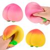 Brinquedos Fruta Squishy Morango Realista Pitaya Pêssego Durian Manga Bola de Apertar Macia Fidget Alívio do Estresse para Adultos Crianças