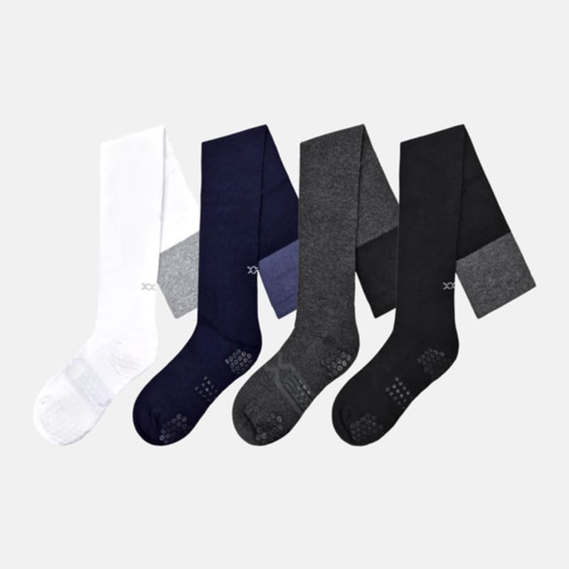 REXY Colorblock Double-Sided Non-Slip Over Knee Socks