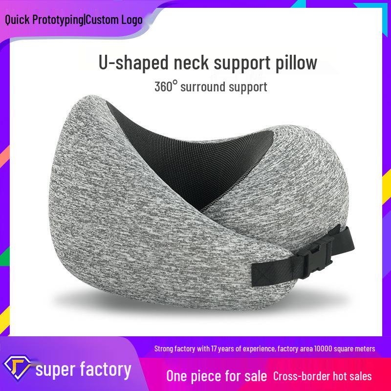Compact U-Shape Memory Foam Travel Pillow
