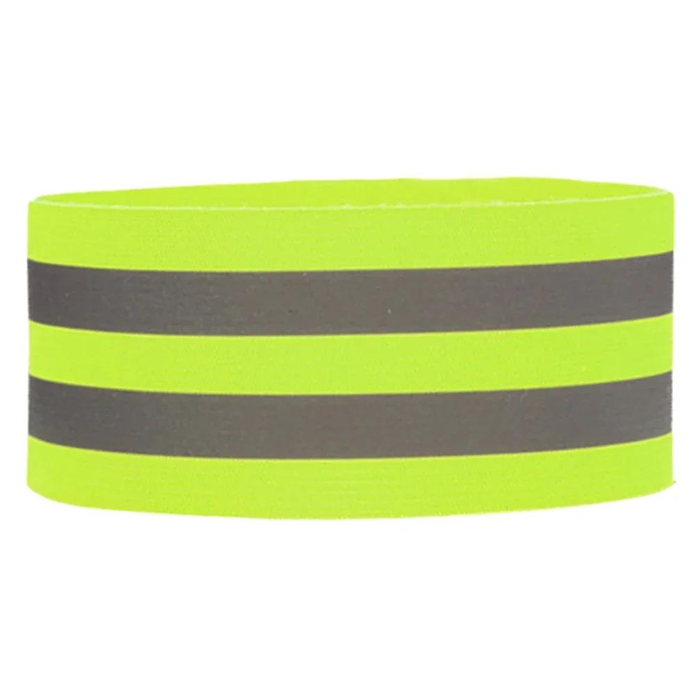 1-5PCSReflective Armband Adjustable Reflective Bracelet Strap High Visibility Safety Reflector for Night Walking Cycling Running
