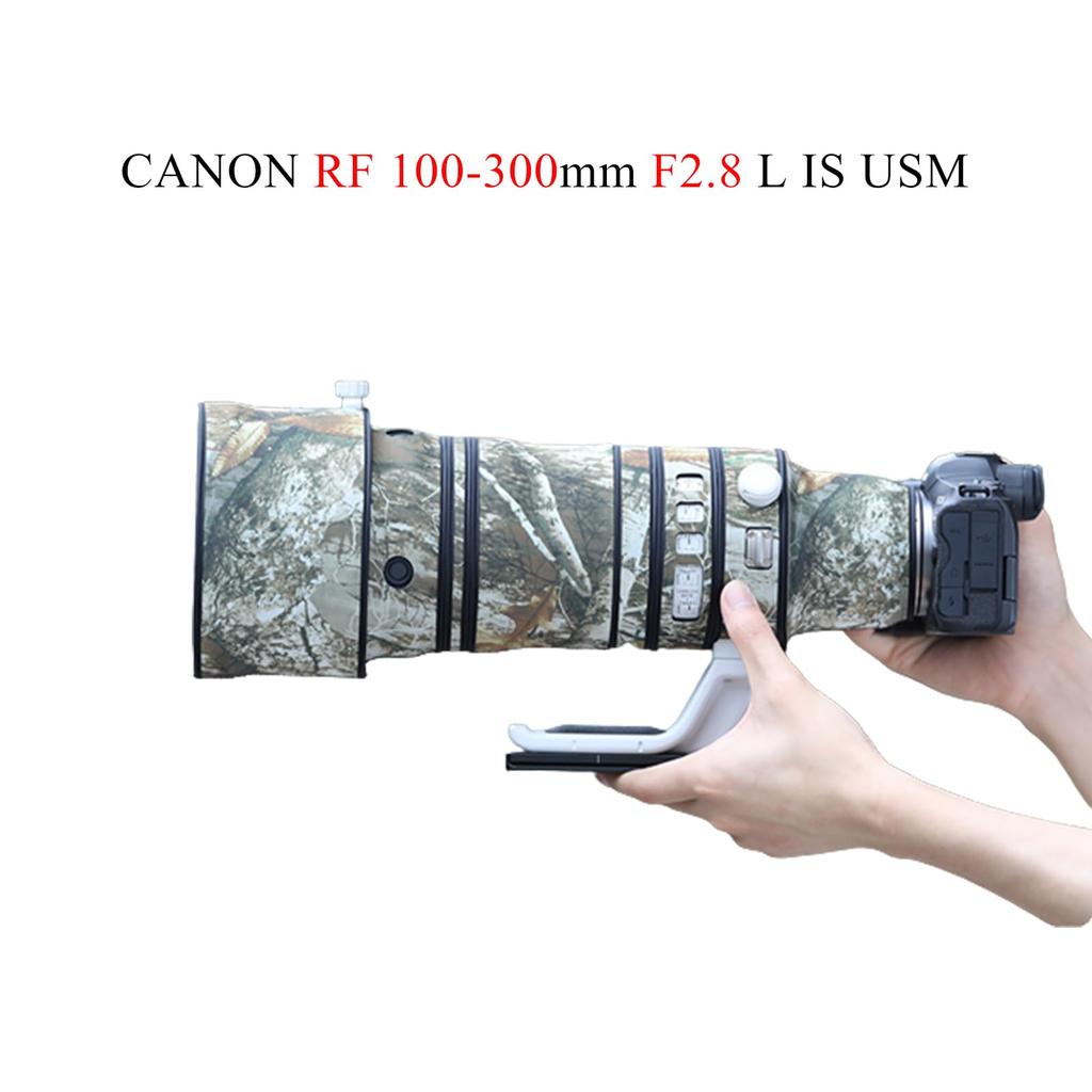 COMEOXO Sigma Lens Cover Waterproof Material Lens Protective Cover Telephoto Lens Coat for CANON RF L IS USM Sigma Lens Camouflage Protective Cover