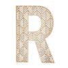 Large Wooden Letter - R - Wood - Openwork - To Decorate - 24 Cm - Creative Hobbies