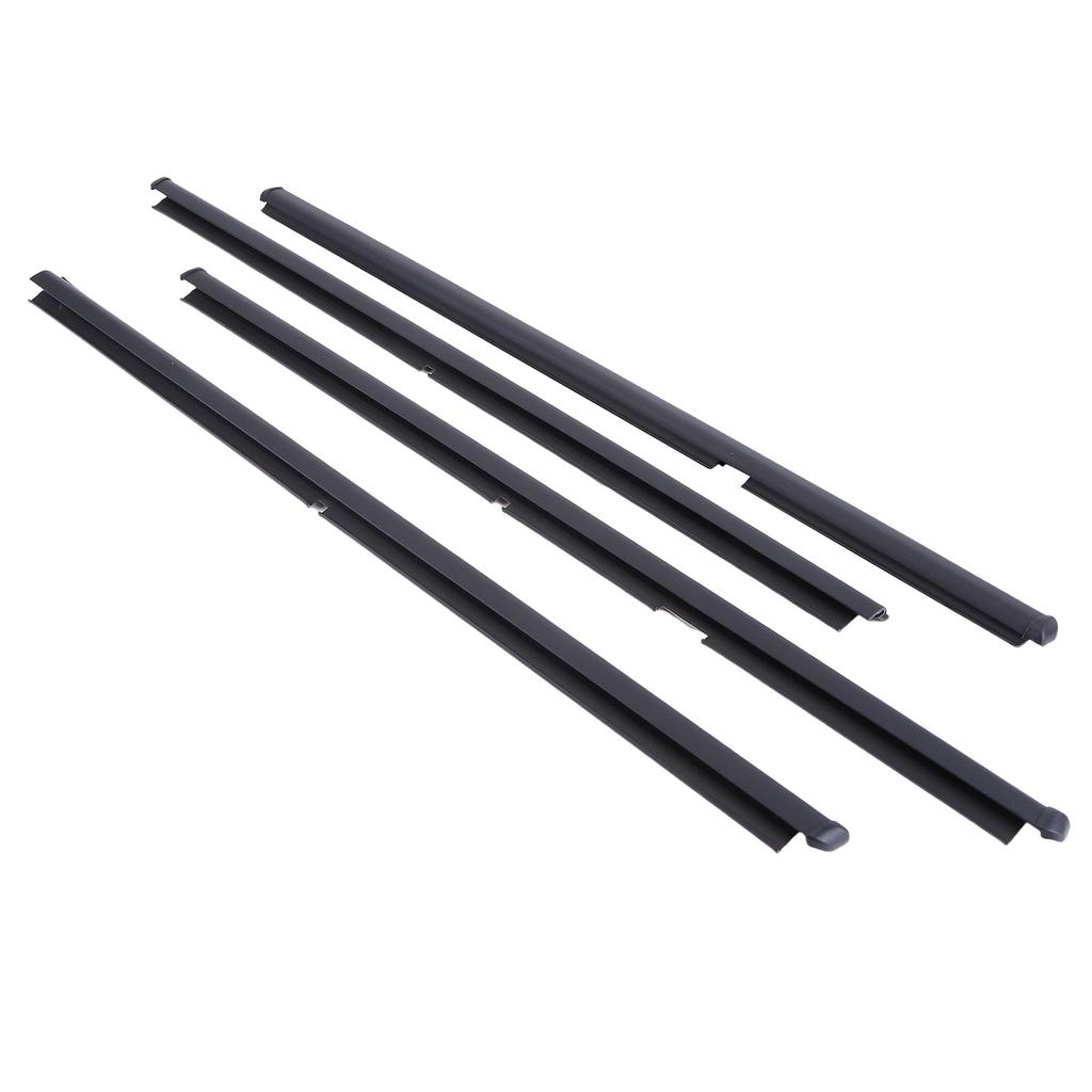 4 x Zestaw listew szybowych Uszczelka drzwiowa Przód Tył Kompatybilny z Grand Cherokee II WJ WG