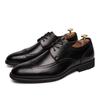 Men’s Derbys Dress Formal Business Shoes Men Street Style Brogues Tuxedo Wedding Blazers Saddle Shoes Large Size