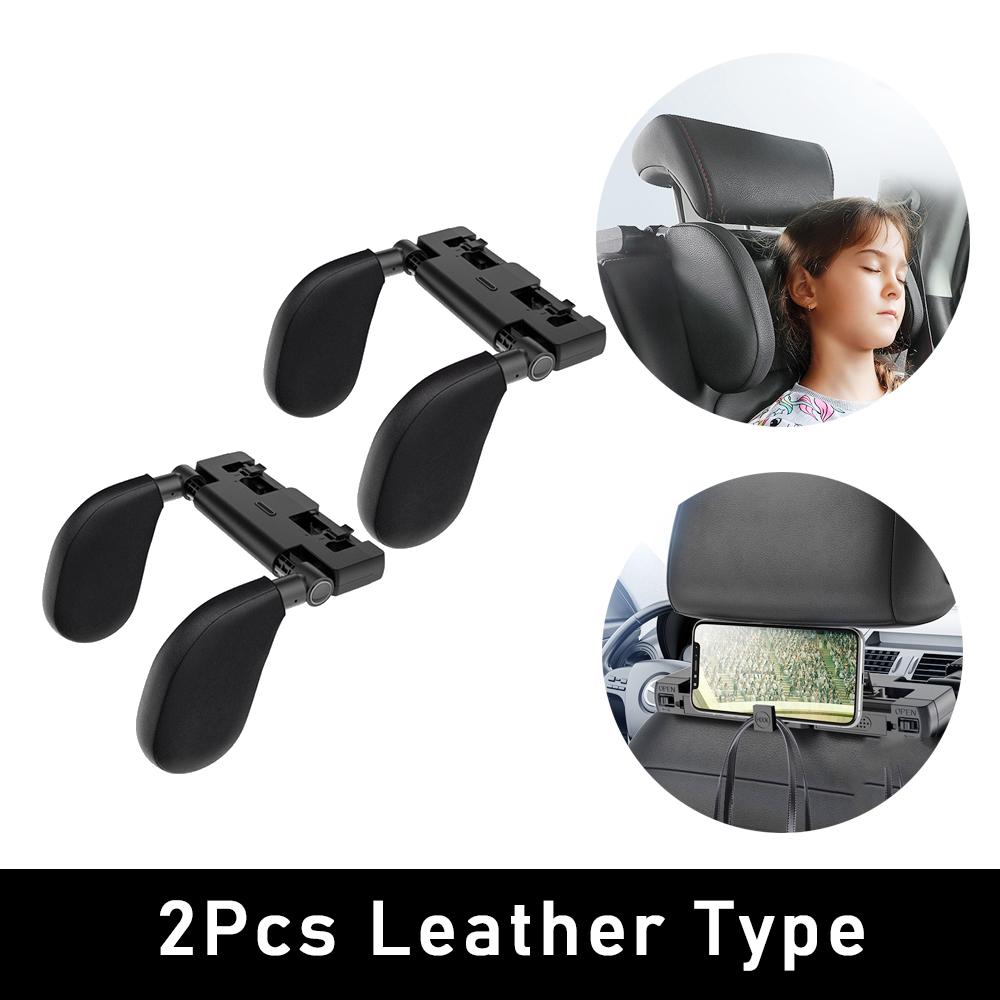 Car Seat Headrest Pillow Adjustable Head Support Pillow Car  Interior U Shaped Pillow Travel Sleeping Cushion for Kids