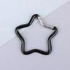 3/1Pcs Five-pointed Star Shaped Aluminum Carabiner Spring Lockin Key Chain Clip Backpack Camping Hiking Bottle Hanging Buckle 4