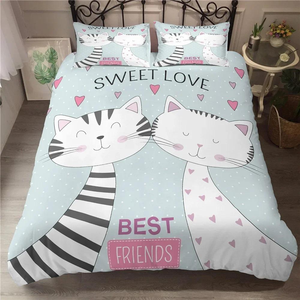 Cartoon Dinosaur King Queen Duvet Cover Yellow Animals Bedding Set for Kids Boys Girl Wildlife Soft Polyester Quilt Cover