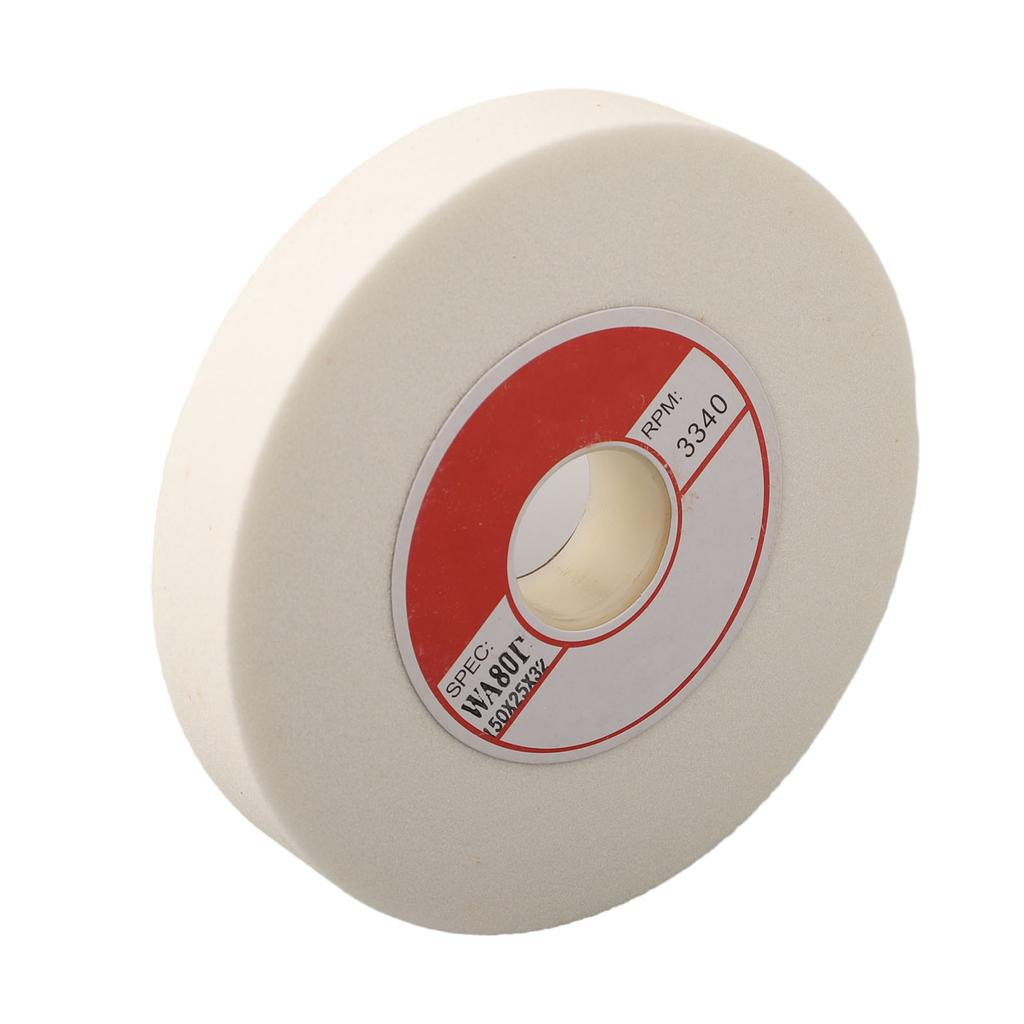 150mm Abrasive Flat Grinding Wheel Chrome Corundum 80 Grit Designed for Internal and Tool Grinding Applications