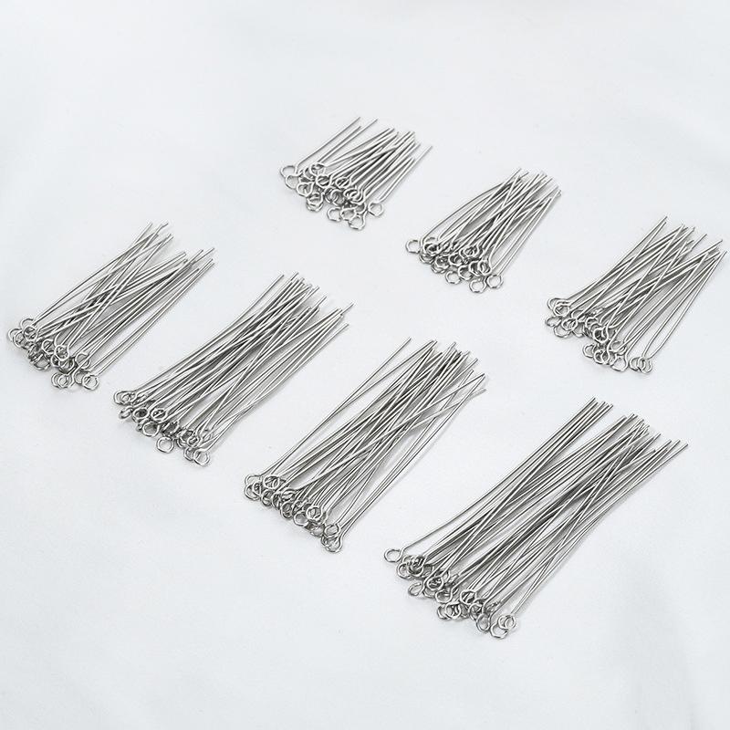 100g 1.5cm 2cm 3cm 4cm 5cm Stainless Steel 9-Pin Needles Metal Nine Words Pins or DIY Earring Bracelet Necklace Jewelry Making