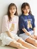 Gelato Pique Bear Striped Shorts Set Women's One-Point T-Shirt & (PWCT252361) (EC Exclusive)