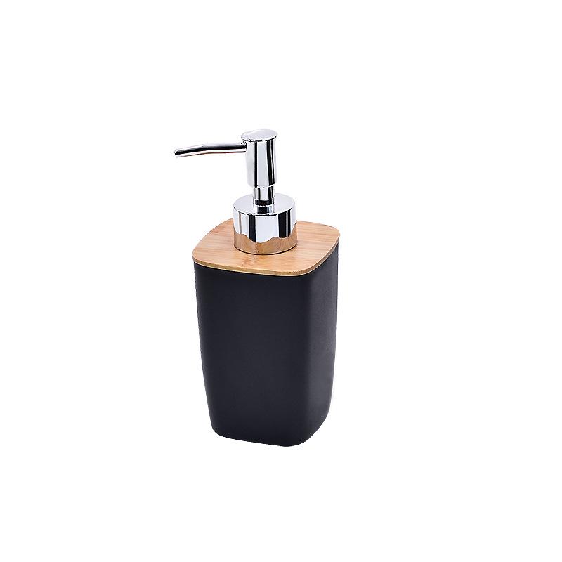 Badezimmerzubehör-Set: Lotionflasche, Tablett, Mülleimer, Toilettenbürste, Verzierungen