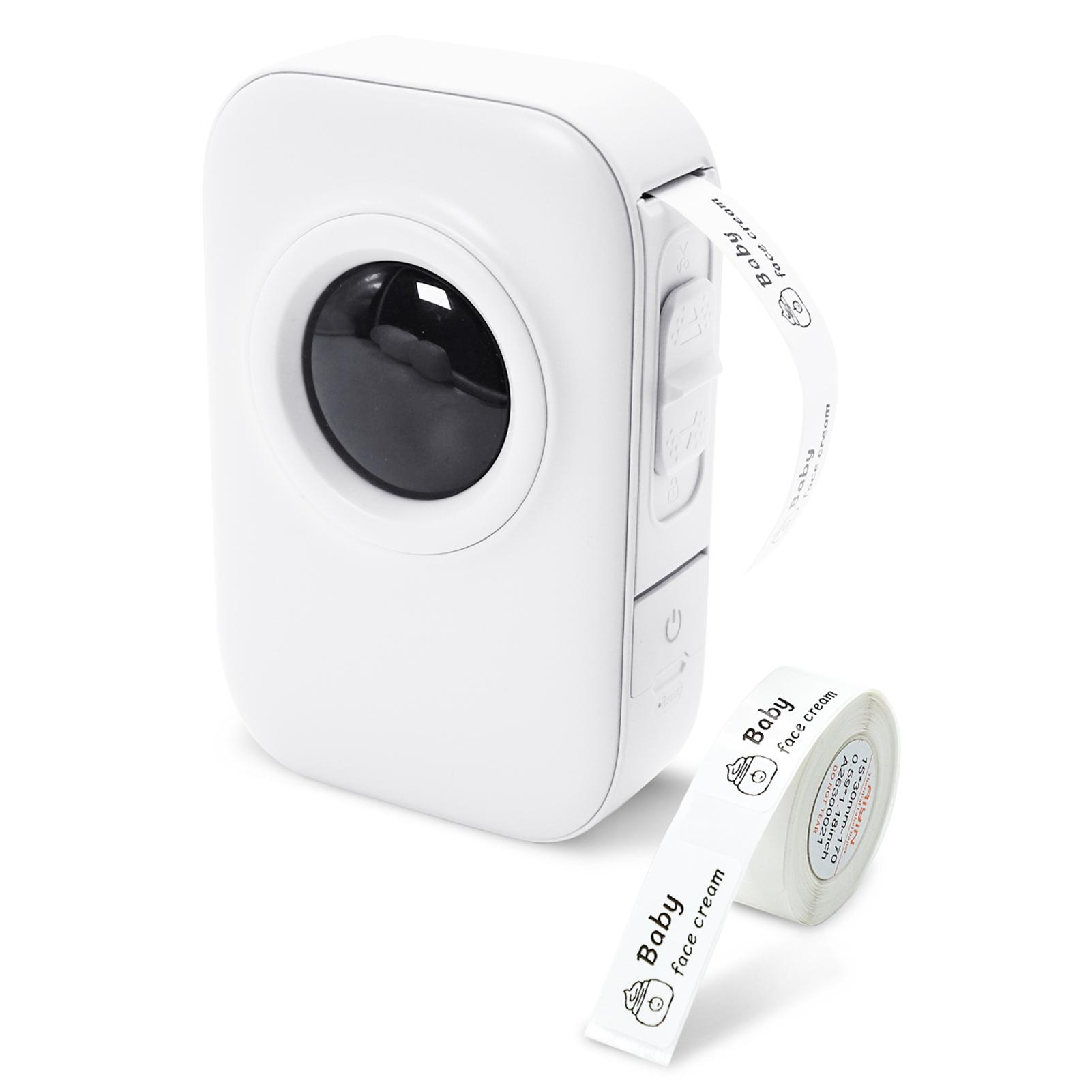 

D30 PRO Принтер для этикеток Карманный смартфон Устройство для создания этикеток BT Беспроводная термопечать Поддержка 203DPI белый