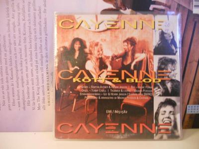 CD CAYENNE - Kött & Blod 8651585 EMI 1995 Sweden Rock Used