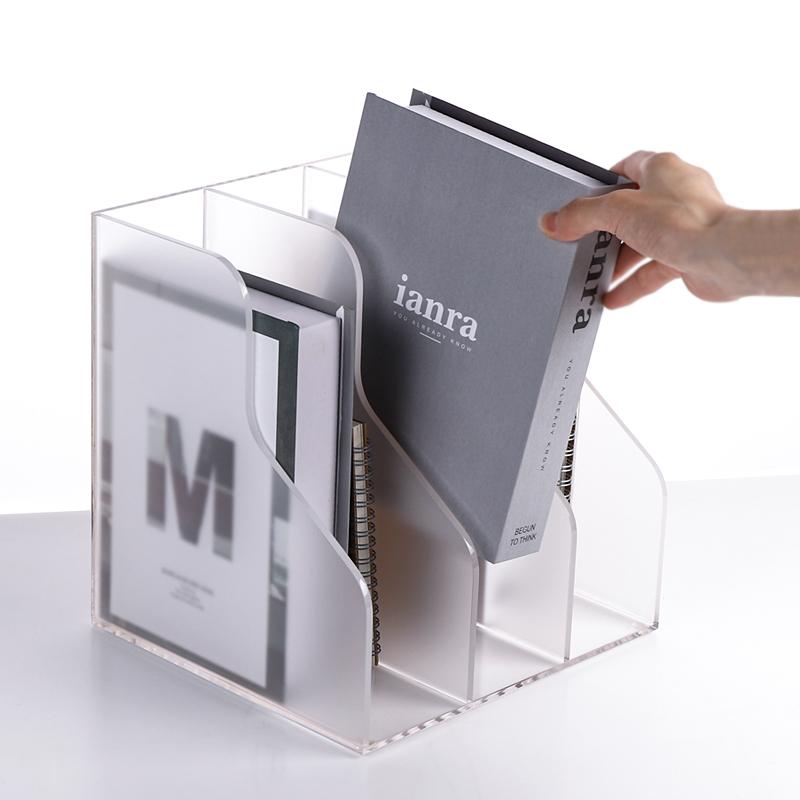 Adjustable Multifunctional Desktop Organizer Document Letter Tray Holder Paper Storage Rack Office Desk Accessories Supply Box