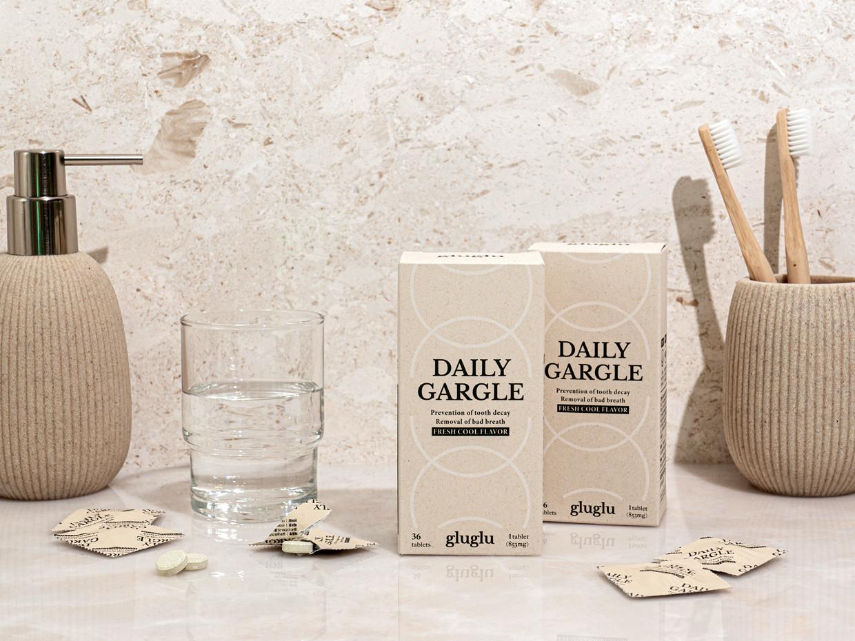 

HARUGARGLE Твердые таблетки для полоскания рта – Без спирта, Свежий вкус прохладной мяты, Устранение неприятного запаха изо рта, Уход за полостью рта (6 коробок × 36 таблеток)