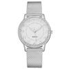Ladies Silver Gold Rose Gold Luminous Quartz Watch With Stainless Steel Buckle For Women