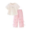 Minibala Girls' Moisture-Wicking T-Shirt & Shorts Set