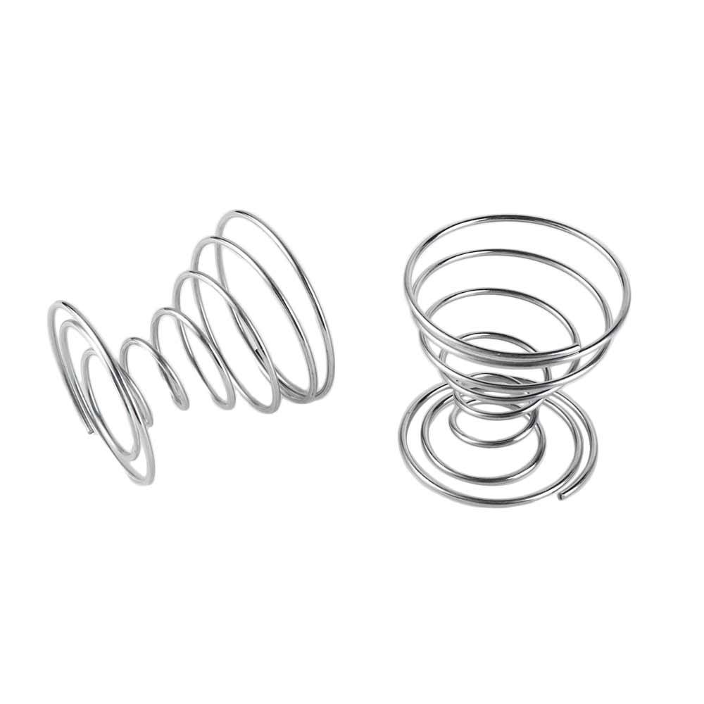 3Pcs/set Stainless Steel Spring Base Holder Pineapple Base Spring Wire Egg Tray  Tea Drain Holder