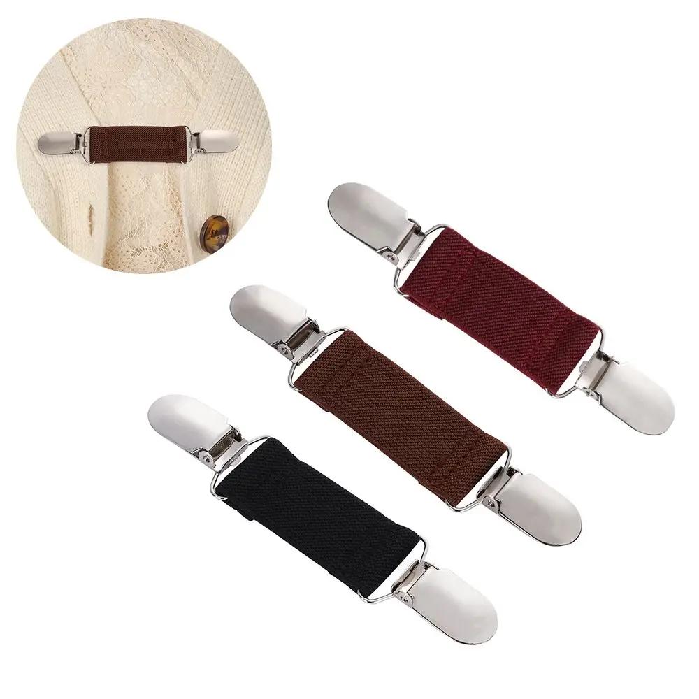 Trendy Winter Retro Sweater Blouse Pin Duck Clip Clasps Cardigan Clip Fit Dress Cinch Clips Shawl Brooch