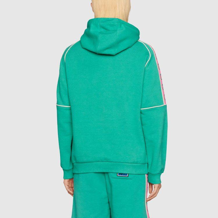 GUCCI Sweatshirts Men's Green Hooded Moderate 672429-XJDT0-3779