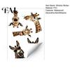 Reusable Window Decals for Holidays Funny Giraffe Donkey Static Cling, Removable Farm Animal Glass Creative Soft Furnishing Gift Ideas