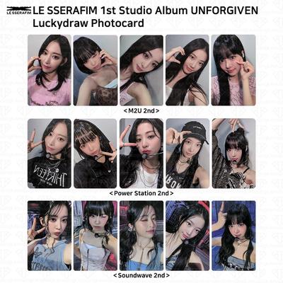 LE SSERAFIM 1st Studio Album Unforgiven Official Lucky Draw Photocard SW PS M2U
