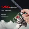 Large Capacity All-Metal Spinning Fishing Reel with Increased Beveled Spool