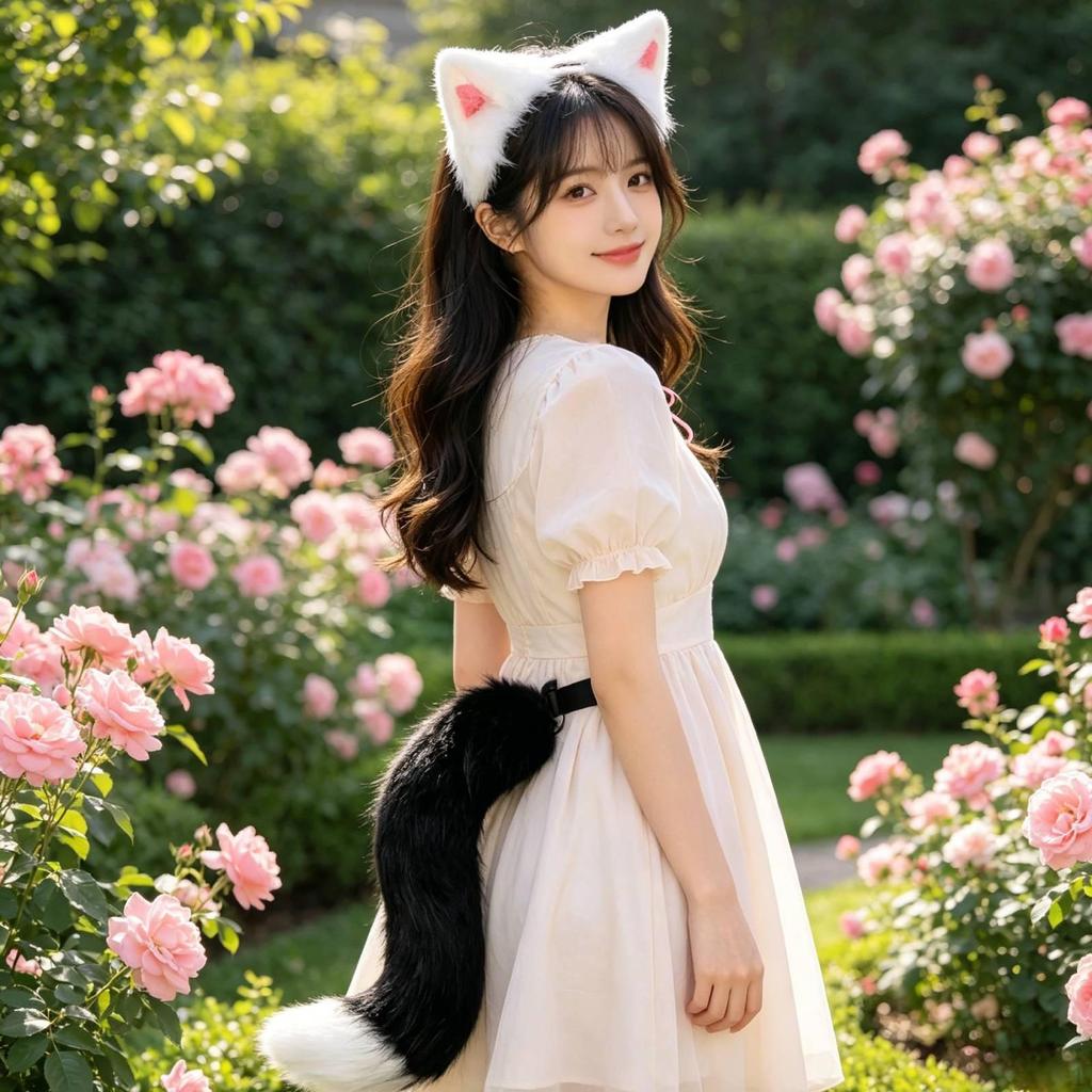 and Tail Set Animal Cosplay Costume for Birthday Stage Performance
