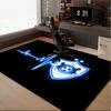 1PC rug Dynamic Qarabag Crest Design Carpet, Chair Rug,Area Rug for Office Bedroom living rooms bedroom, Doormat decor Christmas fan gifts