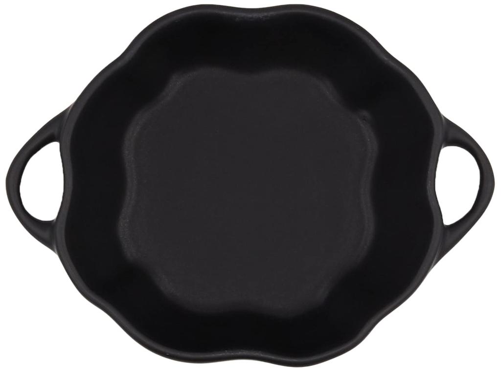 Staub Cocotte 12cm Keramická žáruvzdorná kamenina Vhodné do mikrovlnné trouby Japonská keramika Dýňová cocotte "Dýně černá" [Autorizovaný produkt] 40508-548
