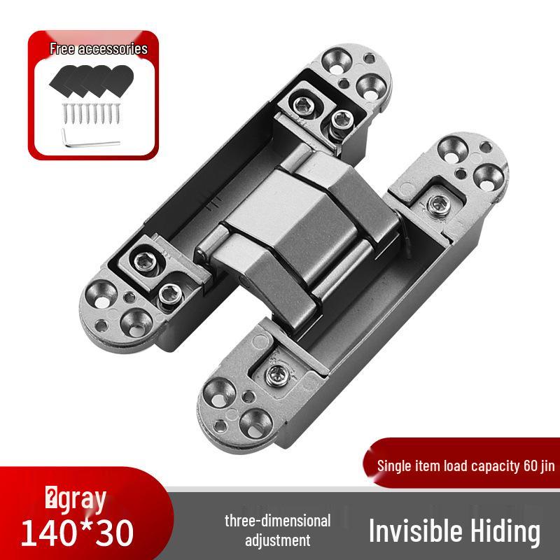 3D Adjustable Concealed Hinge for Hidden Doors