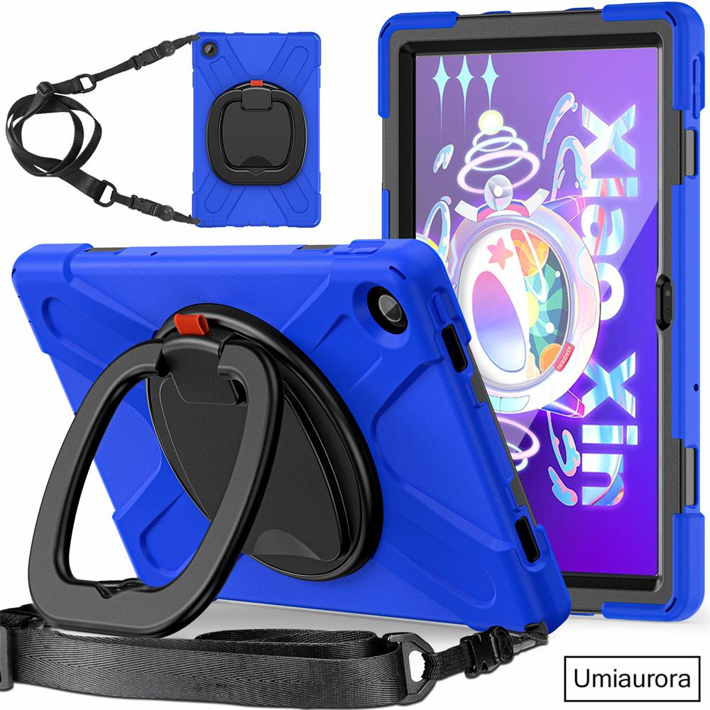 For Lenovo Tab M10 Plus TB-X606F 10.6 TB128FU 3rd 10.1 Inch TB328FU TB-X306F Shockproof Tablet Case Hand Ring Stand Rugged Funda