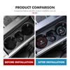 2pcs Car Cup Pad Silicone Water Coaster Drink Cup Non-slip Mat For Alfa Romeo Giulia 147 Mito 156 159 166 GT Stelvio Brera Jhb633