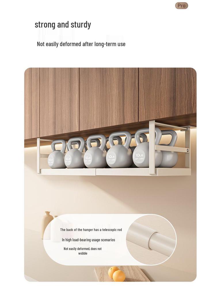 Infällbar Hängande Kökskåpsorganisatör & Förvaringshylla