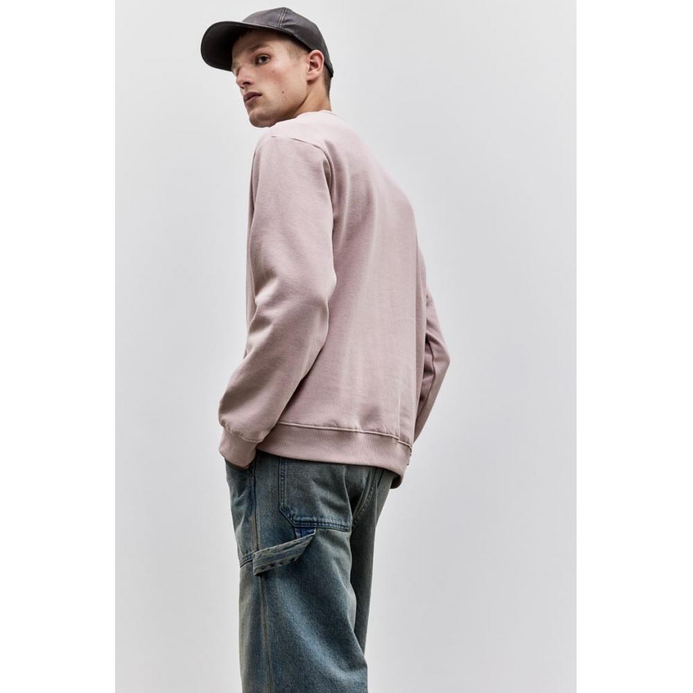 H M Loose Fit sweatsHirt Pink