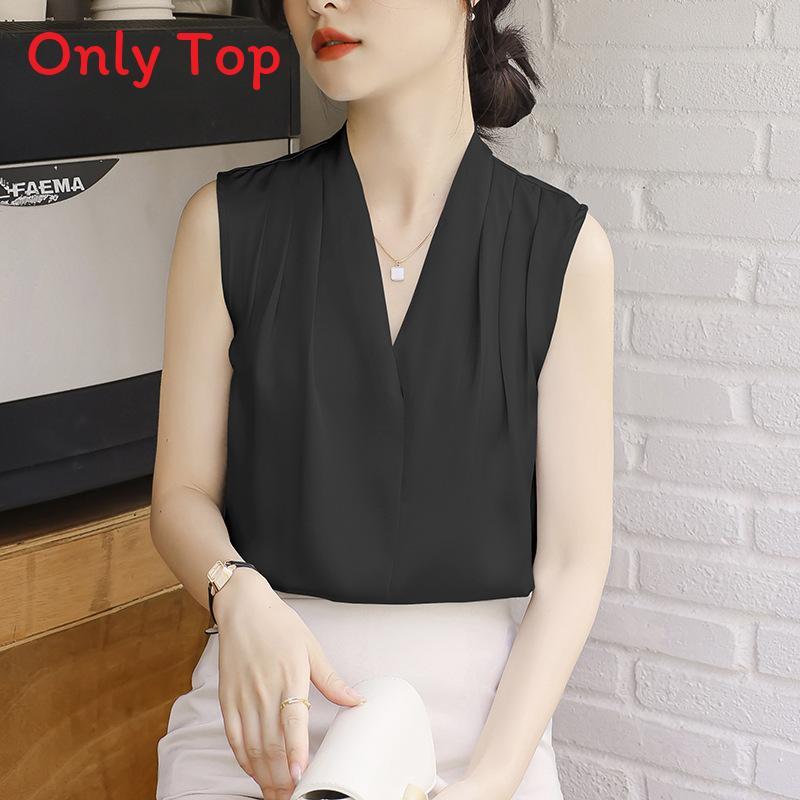 Satin Shirt For Women Long Sleeve With French Design And Classic Style For Office Wear