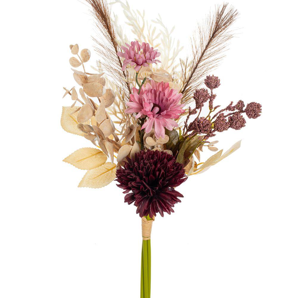 Künstliche Blume Seidenrohr Chrysantheme Hochzeit Brautstrauß DIY Geschenk Heimvase Hof Fest Outdoor Gartenbogen Deko