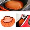 Motorcycle Air Filter Dust Cover with Elastic Opening, Mesh Outer Filter Guard for Round Filters in Dusty Daily Use