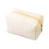 Minimalist Plaid Makeup Bag Zipper Closure Travel Toiletry Bag Cosmetic Bag  Students
