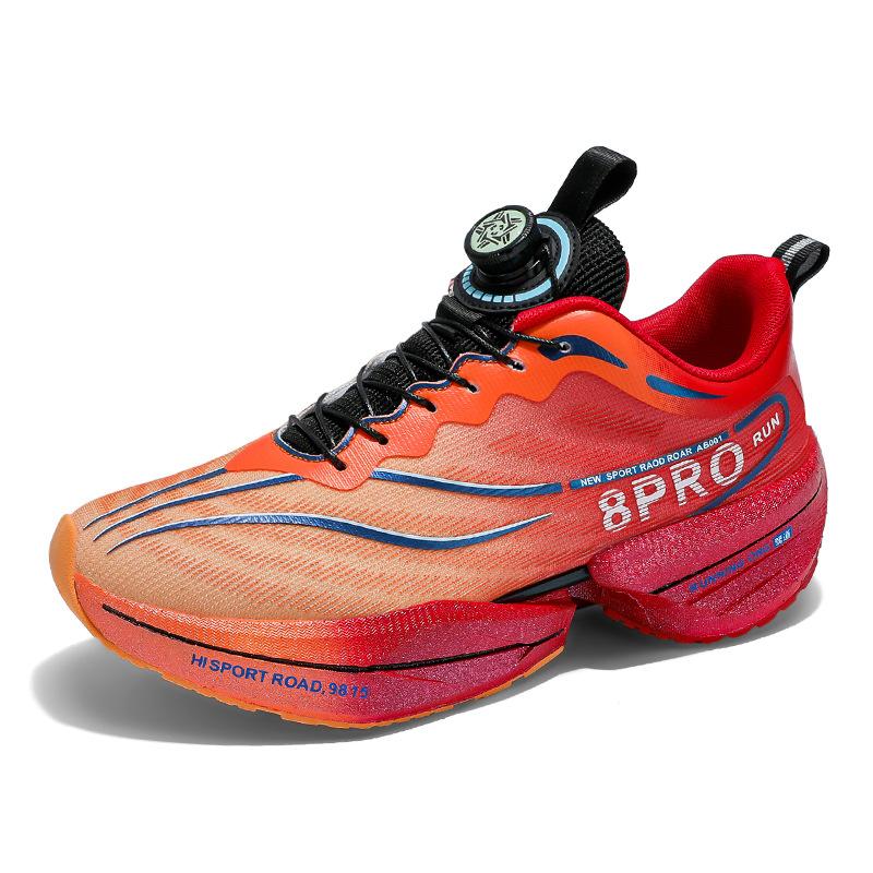 Chitu 8pro Running Shoes Rotating Button Men's Shoes Popcorn Shock Absorber Marathon Racing Competition Sports Training Shoes